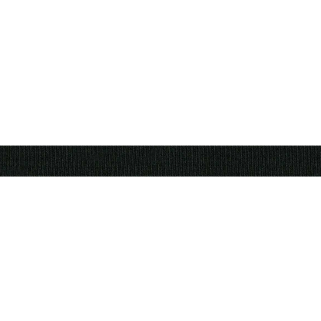 Ribbon - Double Polyester Satin - 7mm Wide - Black - 50cm