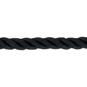 Cord - 6mm Wide - Black - 50cm