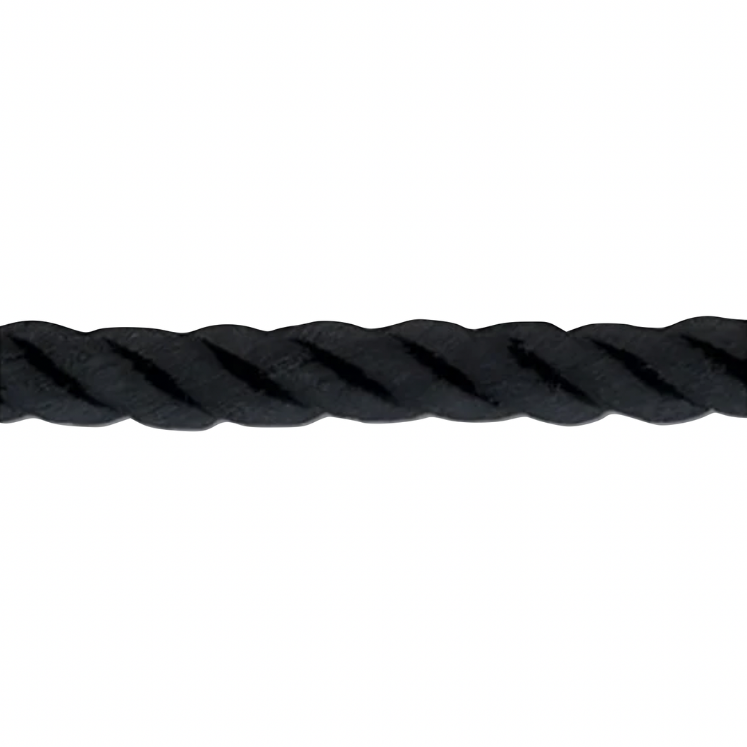 Cord - 6mm Wide - Black - 50cm