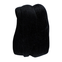 Load image into Gallery viewer, Natural Wool Roving - Black
