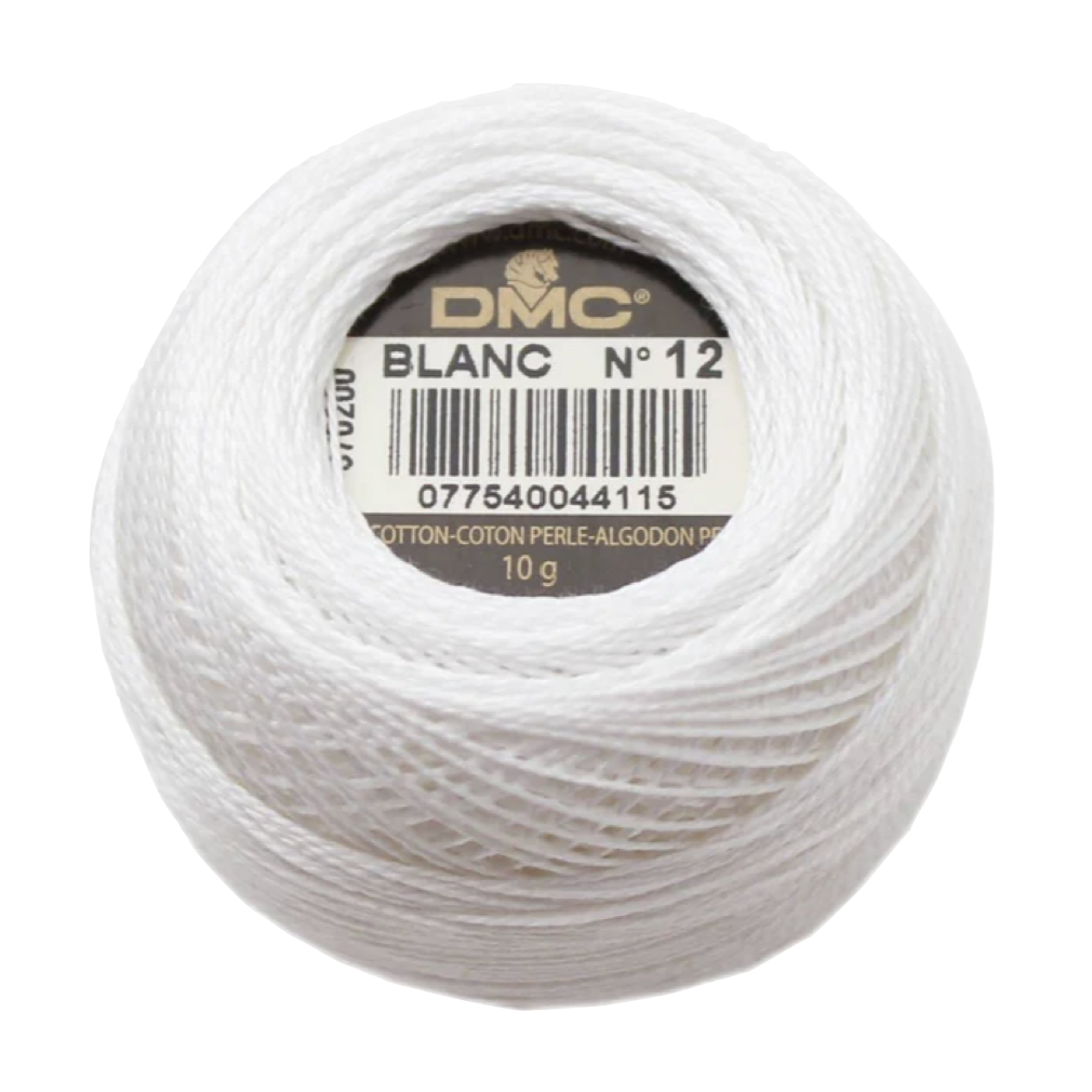 Coton Perle 12 - Blanc - 120m