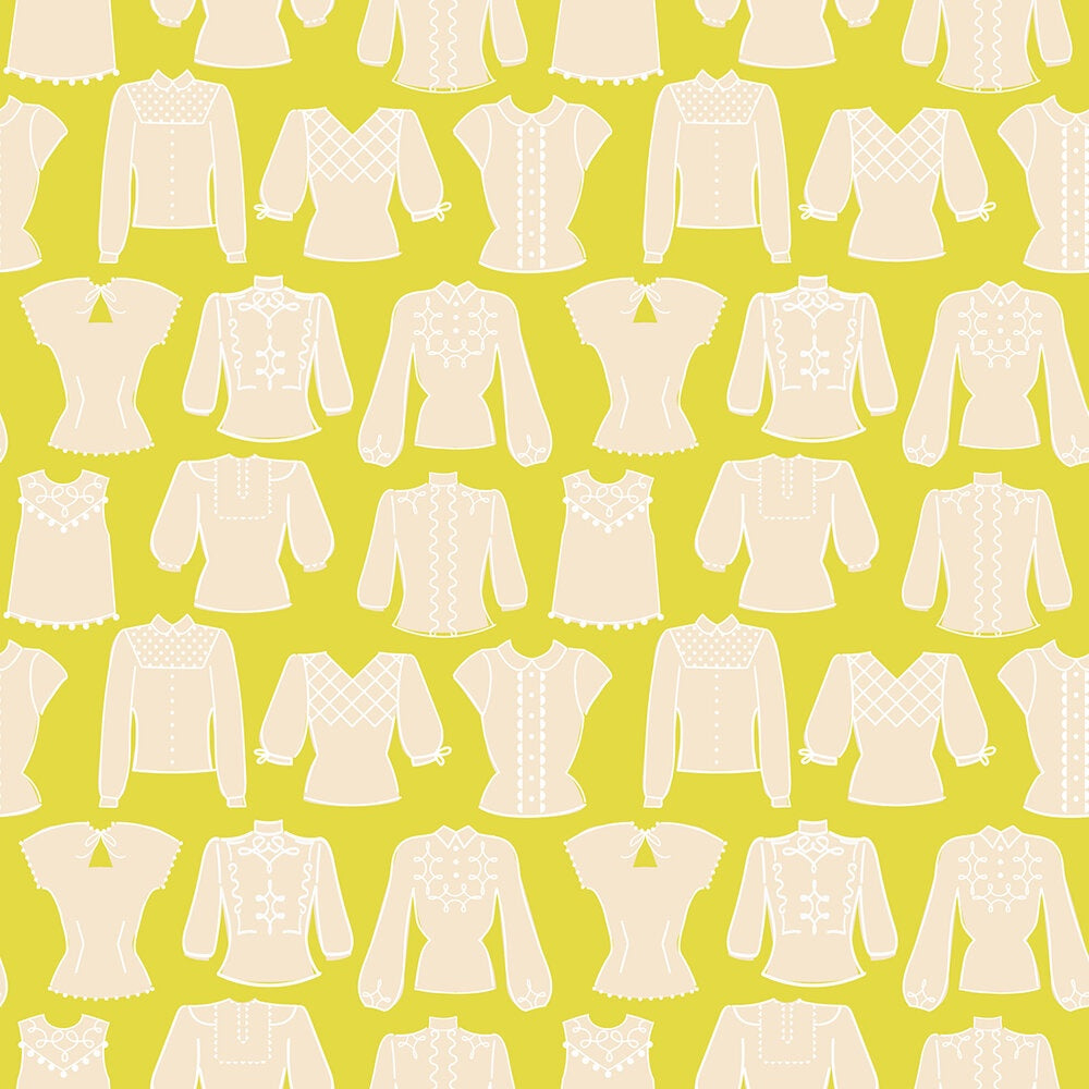 First Light - Blouses - Citron - Fat Quarter