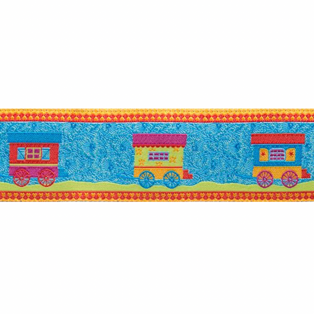 Trim - Gypsy Roulotte - Blue - 50cm