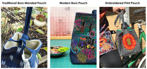 Boro Pouch 3 Ways - Digital Pattern