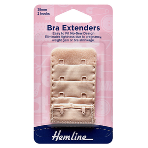 Bra Extender - 38mm - 2 Hooks - Nude