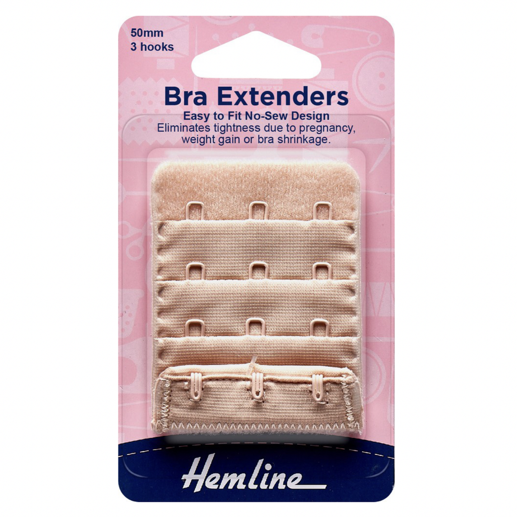 Bra Extender - 50mm - 3 Hooks - Nude