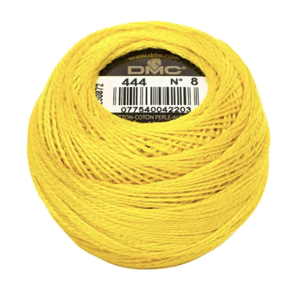 Coton Perle 8 - Bright Yellow - 444 - 80m