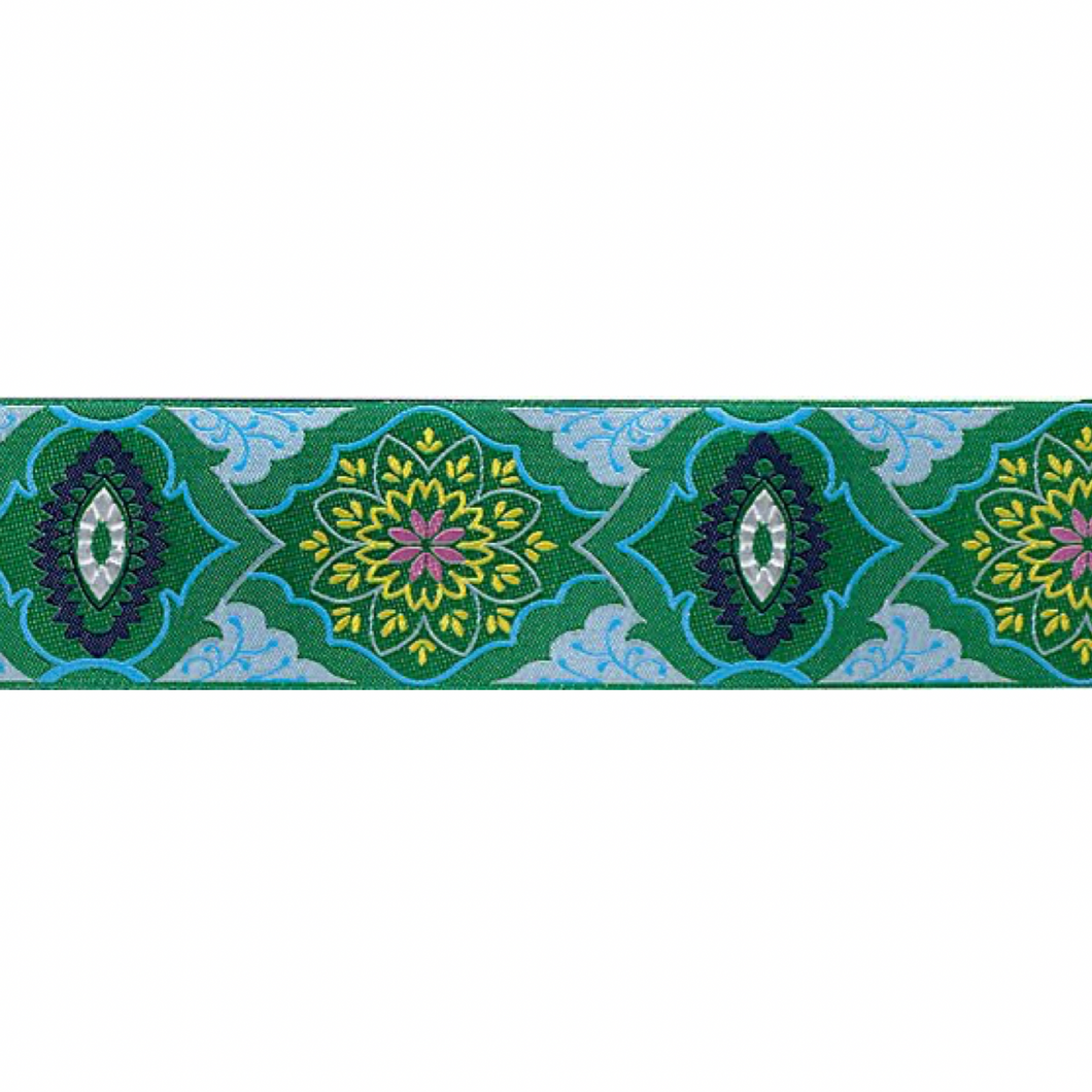 Trim - Brocade - Green - 50cm