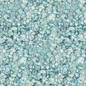 Midas Touch - Bubble Texture - Blue - 50cm