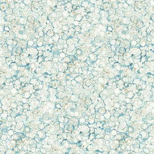 Midas Touch - Bubble Texture - Blue/Sage - 50cm