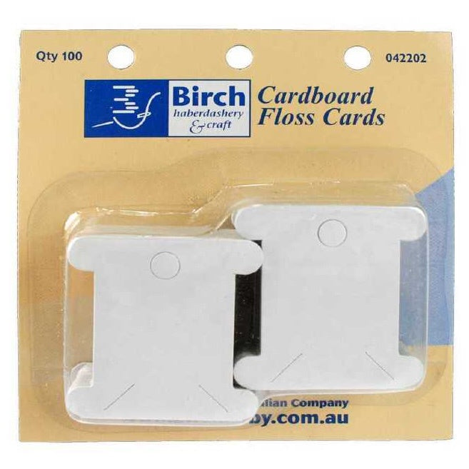 Cardboard Floss Cards x 100