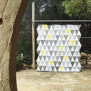 Cascading Triangles Quilt - Physical Pattern