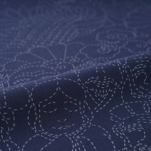 Load image into Gallery viewer, Celebration Sashiko Cloth - Seven Lucky Gods - Navy
