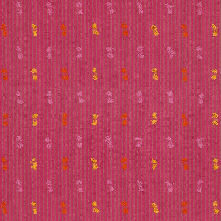 Garden Variety - Channeling - Magenta - 50cm