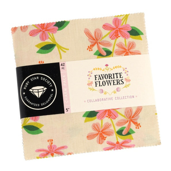 Favorite Flowers - Charm Pack