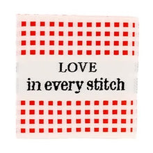 Load image into Gallery viewer, Check Love - 8 x Sew-in Labels
