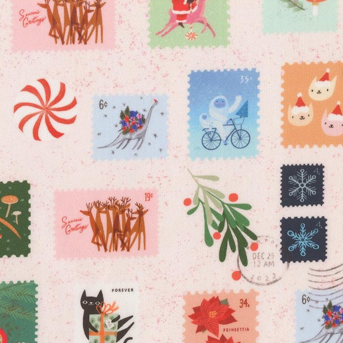 Tiny Christmas - Christmas Stamps - Snow - 50cm