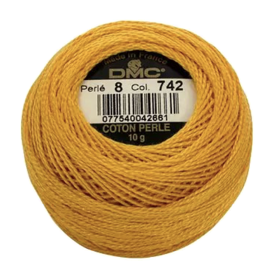 Coton Perle 8 - Clementine - 742 - 80m