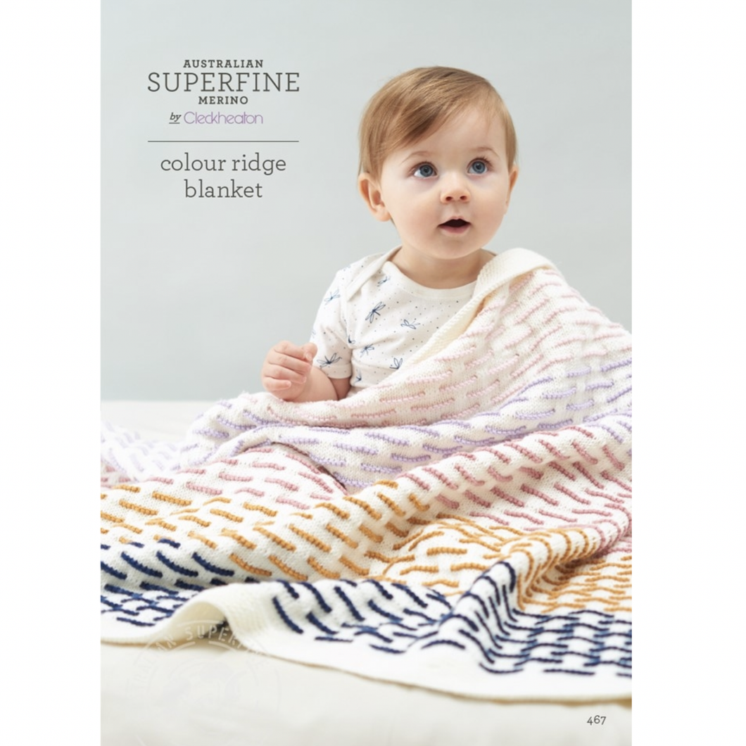 Colour Ridge Blanket - 467 - Physical Pattern