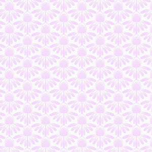 Patterned background with small, repeated design in light purple on a white background