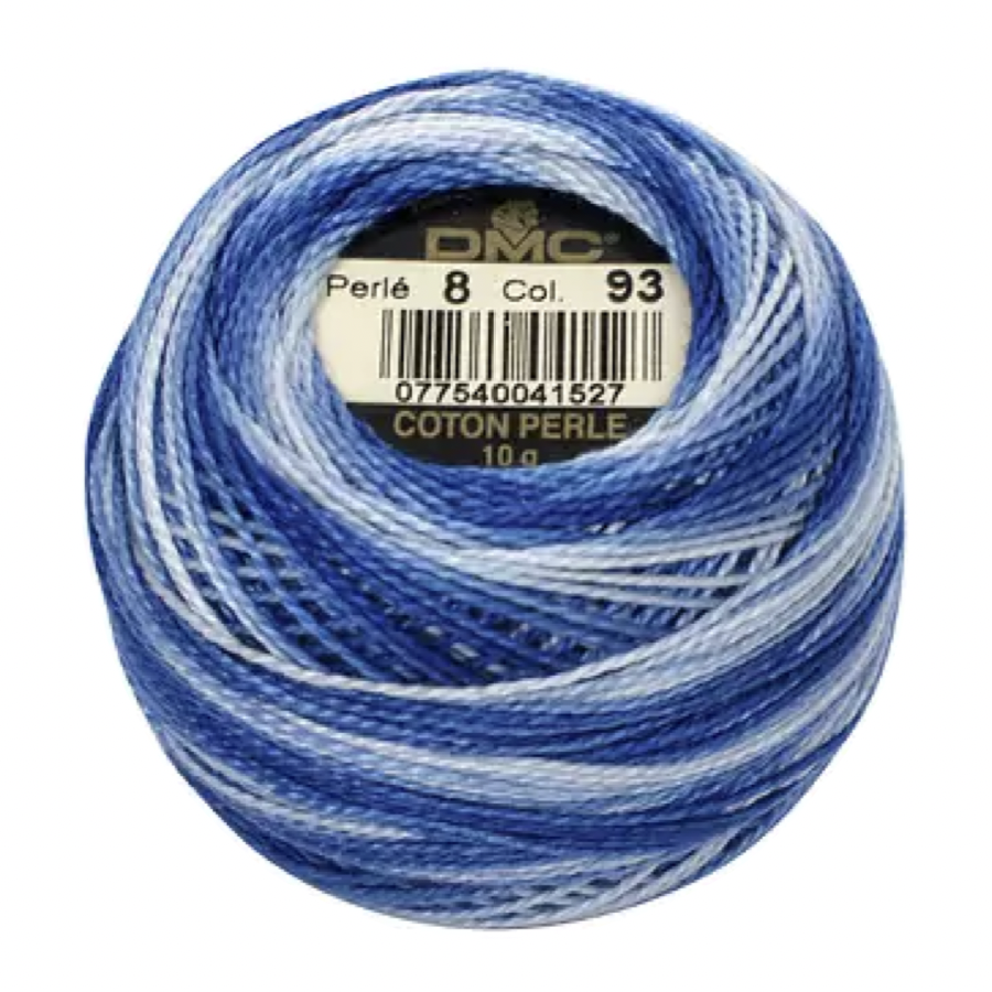 Coton Perle 8 - Cornflower Ombre - 93 - 80m