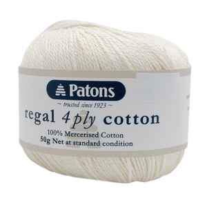 Regal Cotton - Cream - 055 - 4ply