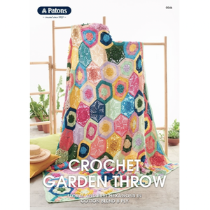 Crochet Garden Throw - 0046 - Physical Pattern