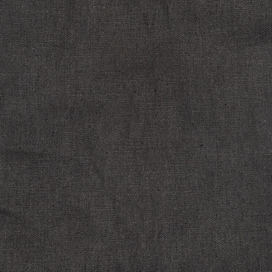 Purity - Dark Charcoal - 55% Linen 45% Cotton - 137cm Wide - 50cm