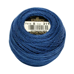 Coton Perle 8 - Dark Polar Blue - 311 - 80m