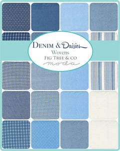 Denim & Daisies Wovens - Charm Pack