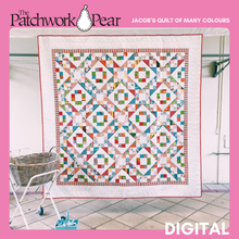 Load image into Gallery viewer, Jacob&#39;s Quilt of Many Colours Quilt - Digital Pattern
