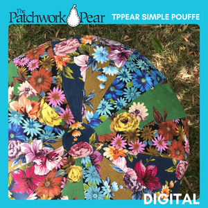 TPPear Simple Pouffe - Digital Pattern