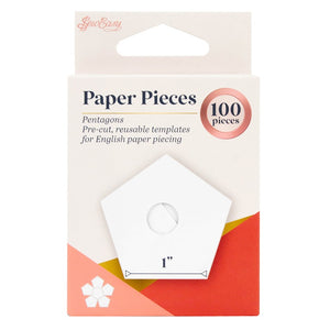 Paper Pieces - Pentagons - 1"