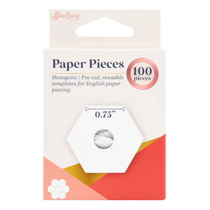 Paper Pieces - Hexagons - 0.75"