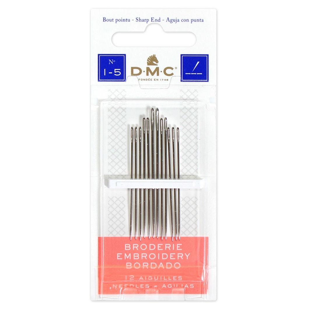 Embroidery Needles - Sizes 1-5