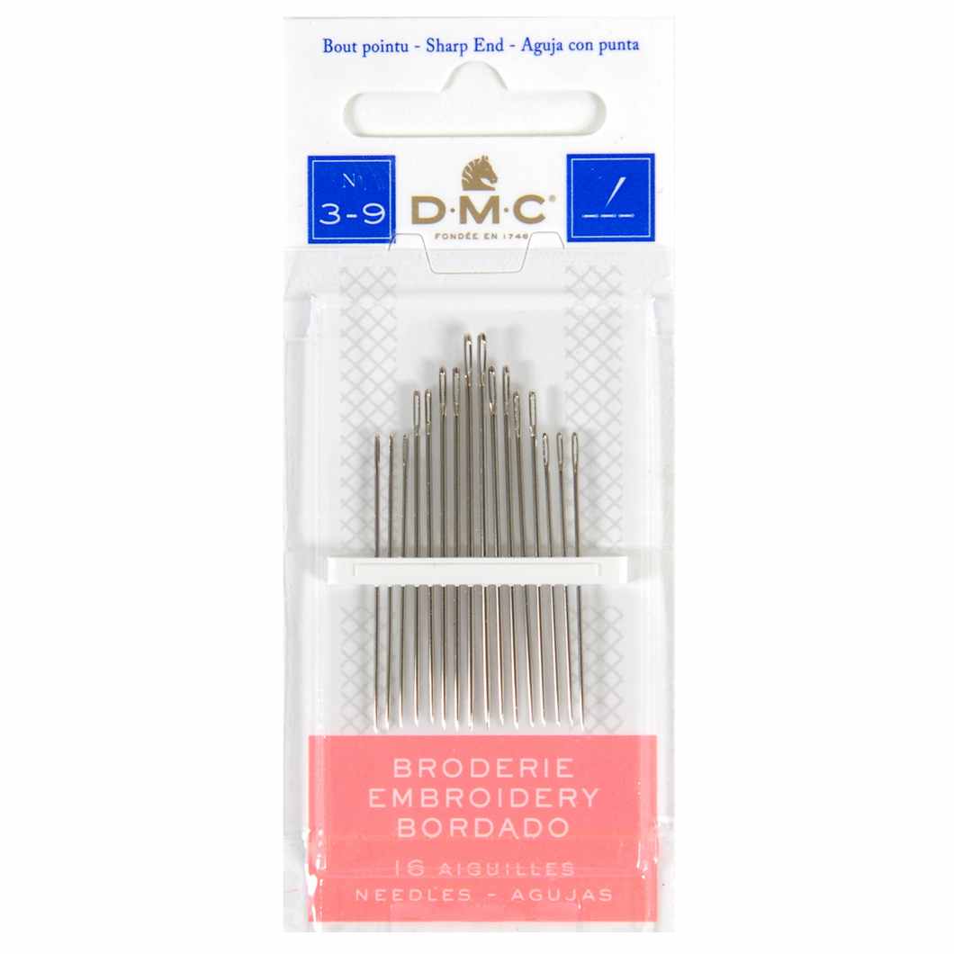 Embroidery Needles - Sizes 3-9