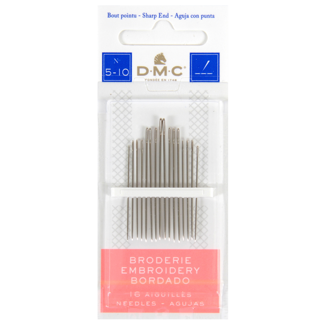 Embroidery Needles - Sizes 5-10