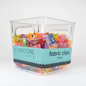 Fabric Clips - 3.5cm - Assorted Colours