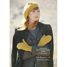 Load image into Gallery viewer, Fisherman's Rib Beret &amp; Mitts - Physical Pattern
