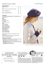 Load image into Gallery viewer, Fisherman's Rib Beret &amp; Mitts - Physical Pattern
