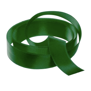 Ribbon - Double Polyester Satin - 15mm Wide - Forest - 50cm