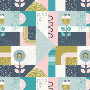 Forme - Pinks and Blues - Fat Quarter (Out of Print)