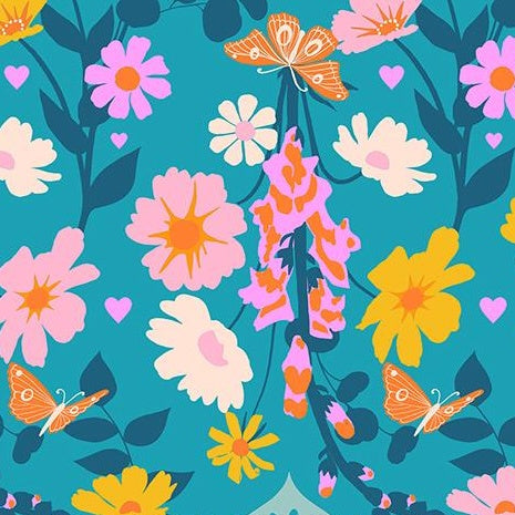 Best Day Ever - Foxgloves - Summer Sky - 50cm