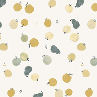 Lucky Day - Fruits - Cream - Flannel - 50cm