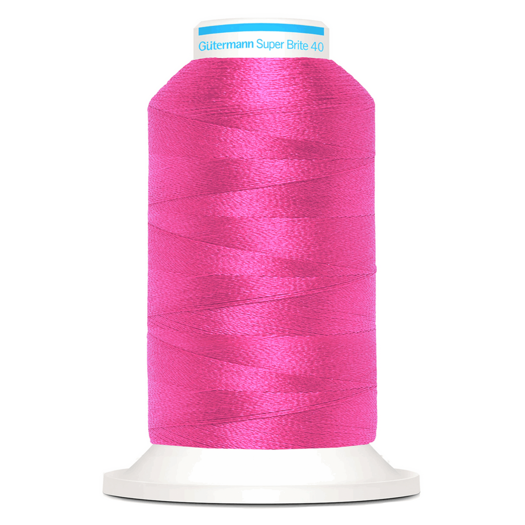 Super Brite Polyester 40 - Fuchsia - 9168 - 1000m