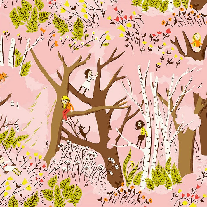 Studio Edit - Girls in Trees - Pink - 50cm