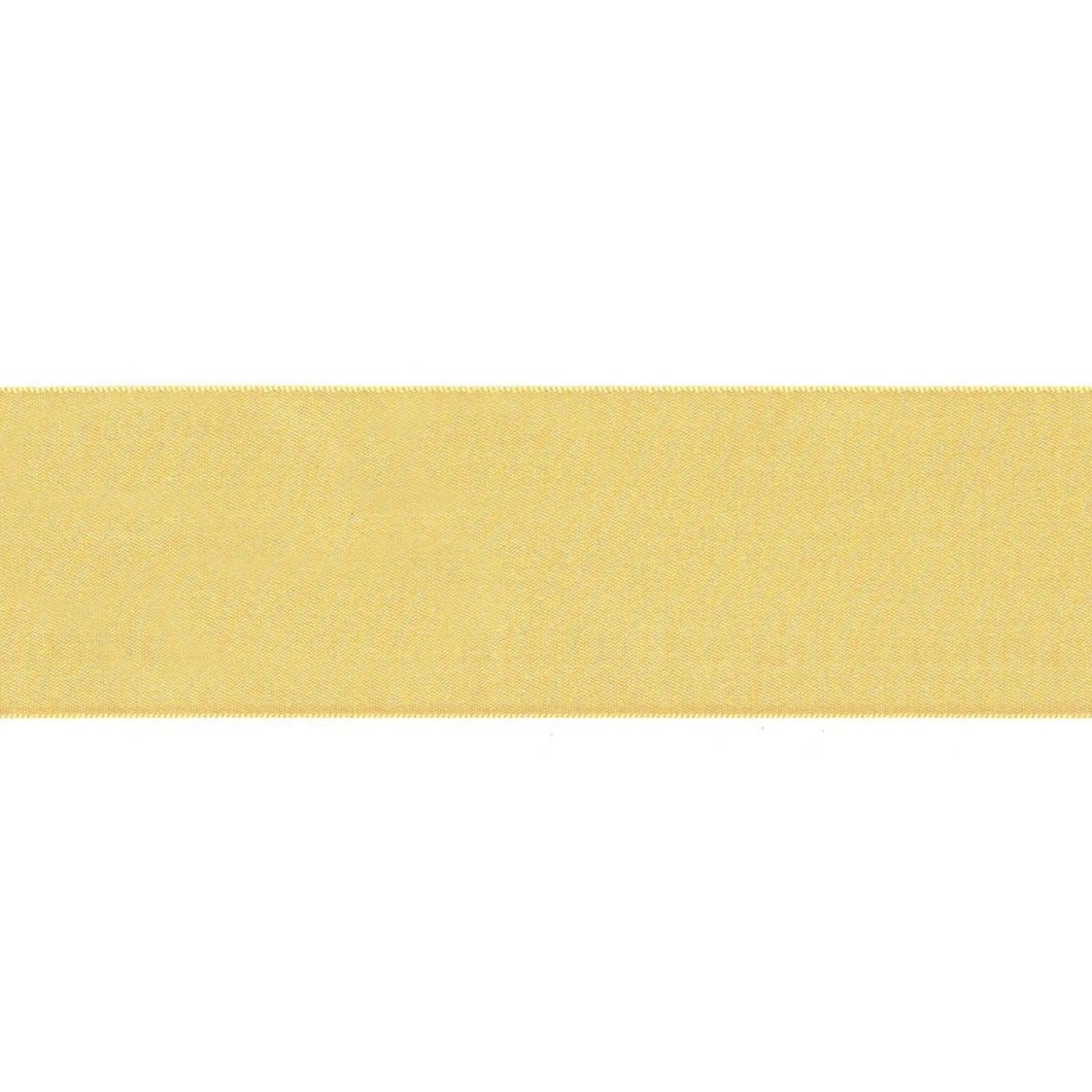 Ribbon - Double Polyester Satin - 35mm Wide - Gold - 50cm