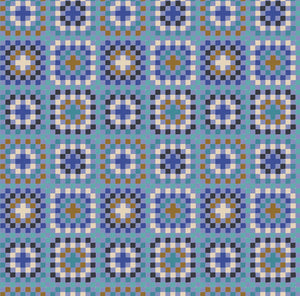 Meadow Star - Granny Square - Dusk - 50cm