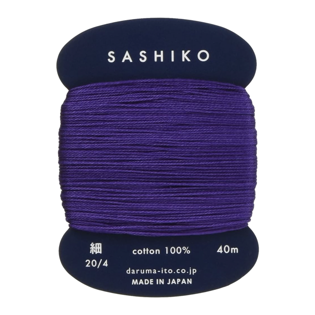 Sashiko Thread - Thin - Grape - 223