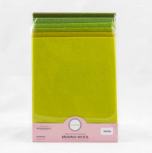Load image into Gallery viewer, Merino Wool Felt - 7&quot; x 9&quot; - Green
